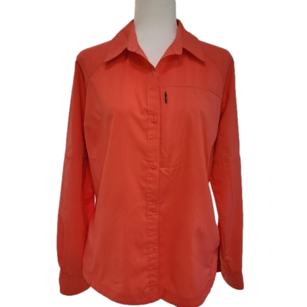 Columbia Buttondown Utility Fishing Shacket Size XL EUC